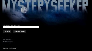 Mystery Seeker's Home Page