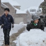 Snow Day in Frisco, Texas